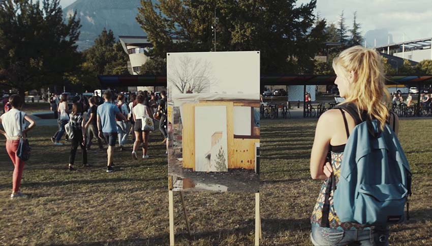 Vidéo sur événement a pied d'oeuvre du CROUS de Grenoble sur le campus