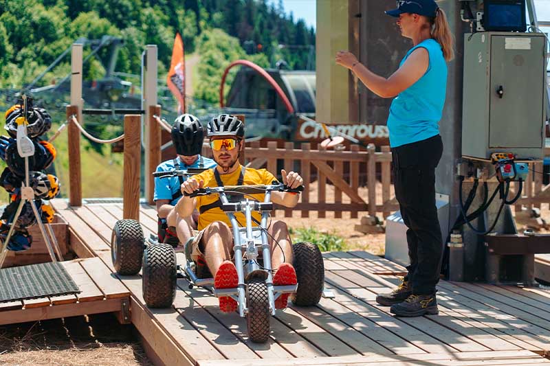 Vidéo découverte du mountain kart à chamrousse en été