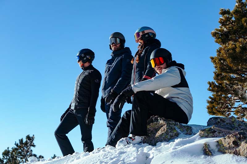 Shooting photo pour mettre en avant la marque CAIRN à chamrousse