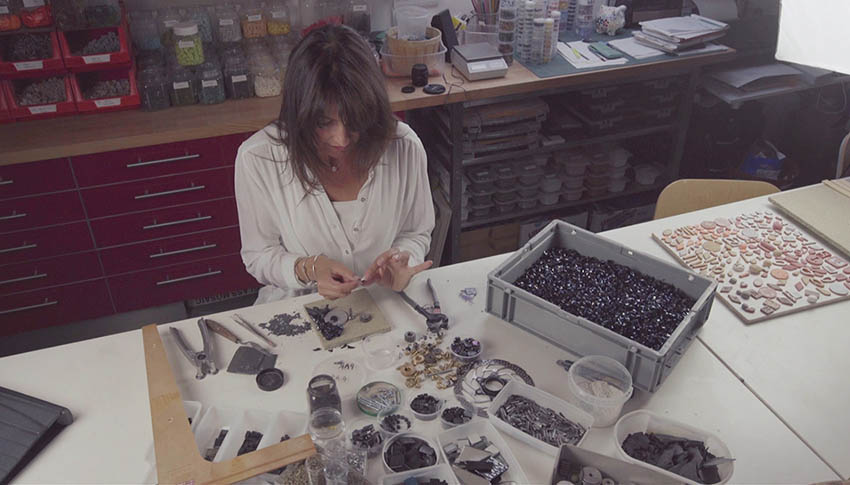 Portrait d'artisan mosaïste pour la plateforme LILM