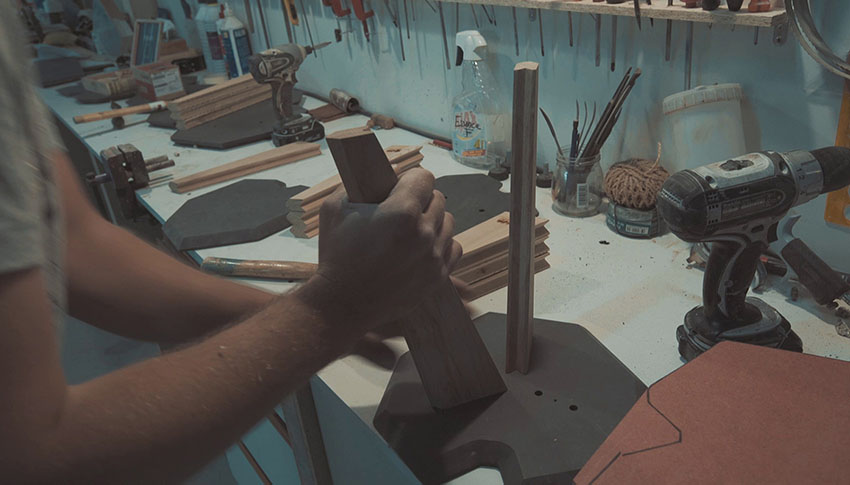 Portrait d'un artisan d'art ébéniste pour la plateforme LILM